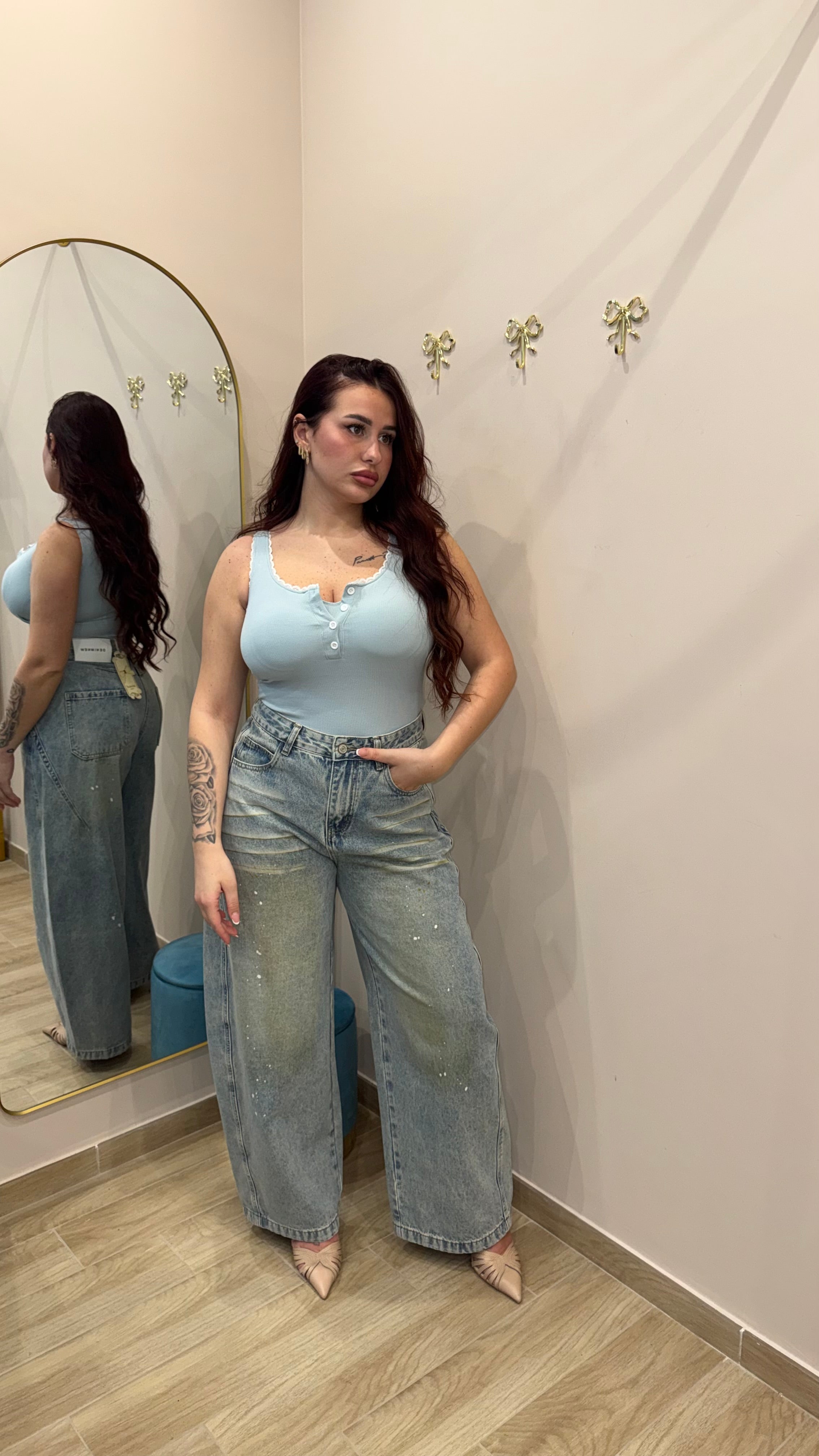 Denim print